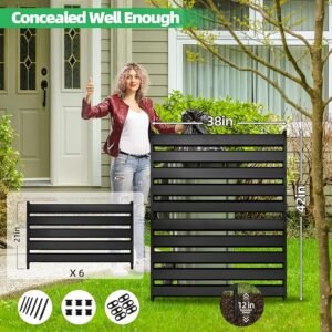 ✨ Transform your pergola or backyard into a private retreat with this 3-Panel No-Dig Fence Screen! ✨ Hide AC units, trash bins, or pool equipment while adding a stylish touch to your outdoor space. Perfect for creating cozy pergola privacy without the hassle — no digging needed! 🏡 #PergolaPrivacy #OutdoorGoals #BackyardUpgrade #NoDigFence