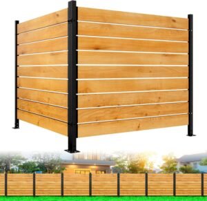 Create instant privacy for your pergola or backyard with this 2-Panel No-Dig Wooden Privacy Fence! 🌿 Perfect for hiding AC units, trash bins, or adding a stylish decorative touch to your patio or garden. Easy, temporary fencing solution — no digging required! #BackyardPrivacy #PergolaIdeas #OutdoorDecor